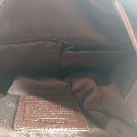 Coach Legacy Backpack Book Bag Leather - Picture 7 of 8
